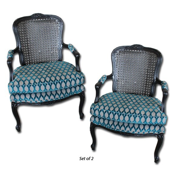 Cane Chair Set of 2