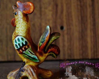 Colors, Rooster, Vintage, Little, Cute, Porcelain, Roosters, Chickens, Farm, Animal's