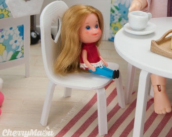 Chair 1:12 "Smoothie" for lati, pukifee, tiny bjd doll