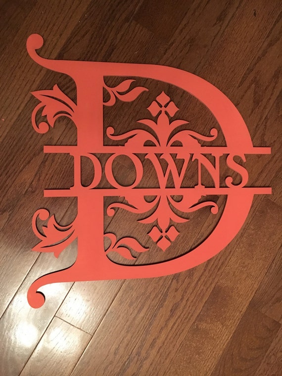 Items similar to Monogram letter door or wall decor on Etsy