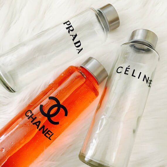 diy chanel water bottle by luxurydecors on etsy