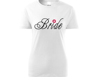 Unique t shirt for bride related items | Etsy