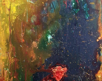 Items similar to Abstract Poppies coloring page on Etsy