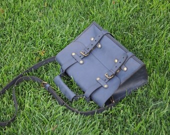 Leather Messenger bag Leather Crossbody bag Handmade Leather