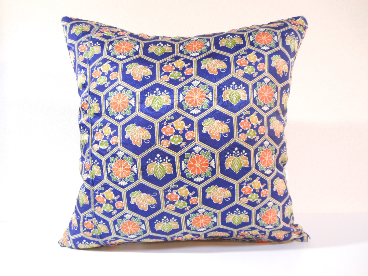 Japanese Kimono Pillow 267 decorative pillow 16x16