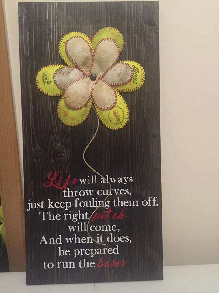 Softball and Baseball Life Curves Quote