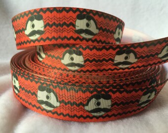 Natty Boh Ribbon, Grosgrain Ribbon, Cute Ribbon, Maryland Ribbon, Hairbows, Scrapbooking Embellishment, MD, Maryland, Red Natty Boh