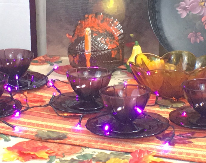 Vintage Ceramics Hand Painted Turkey Covered Candy Dish