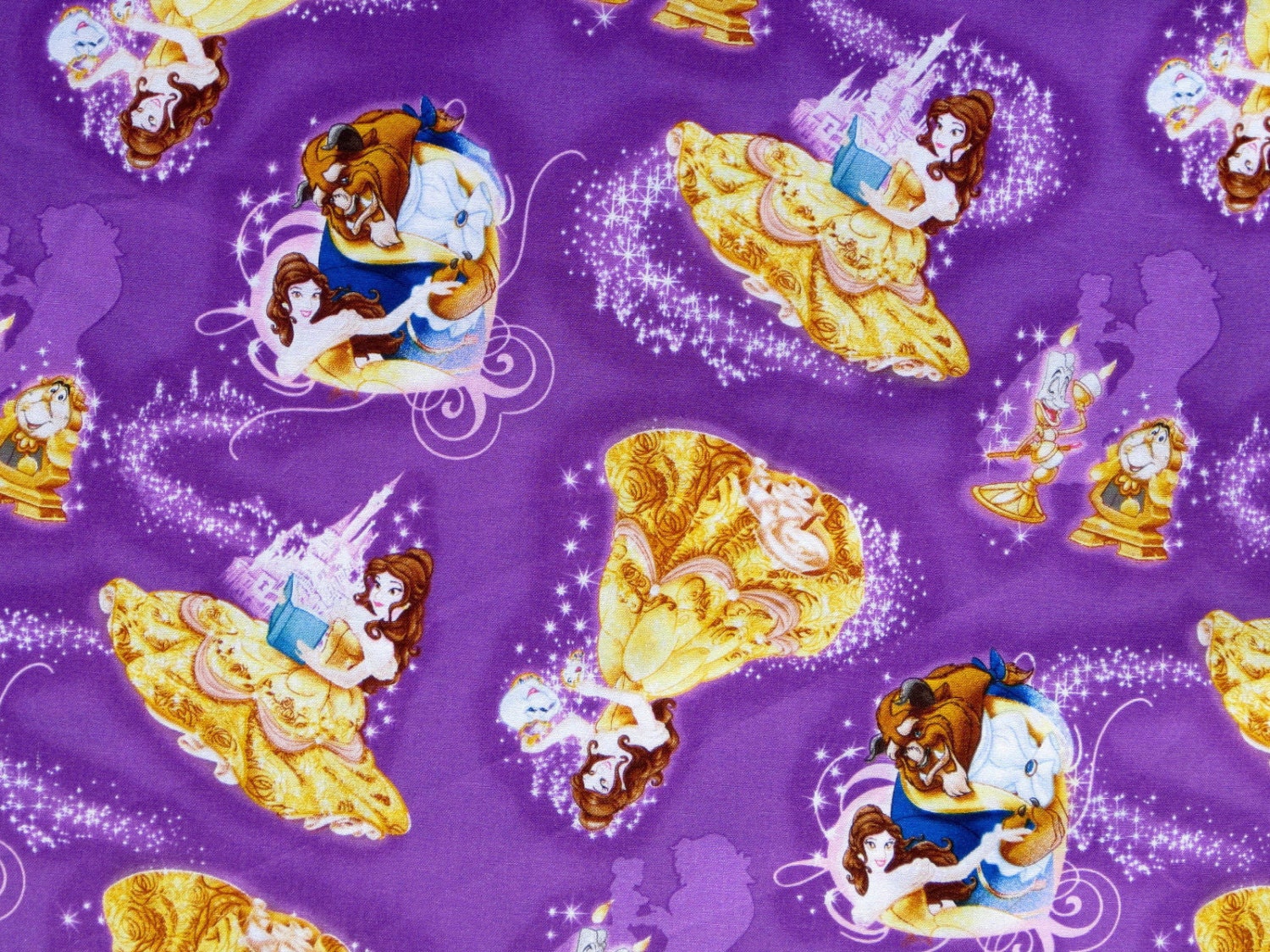 Disney Fabric Disney Princess Fabric Beauty & Beast Belle