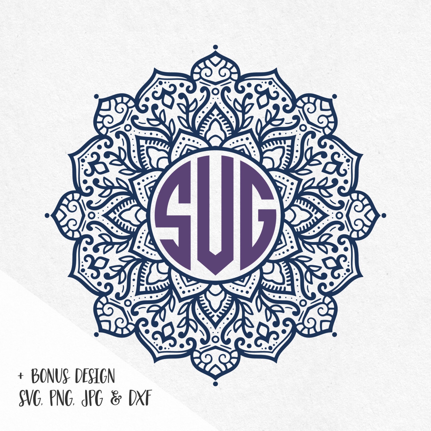 Free Free 98 Monogram Flower Mandala Svg SVG PNG EPS DXF File