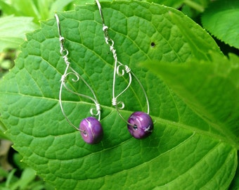 Mini Purple Swirls