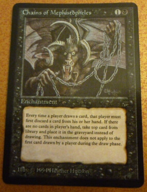 Magic the Gathering Chains of Mephistopheles Proxy by BestMTGproxy
