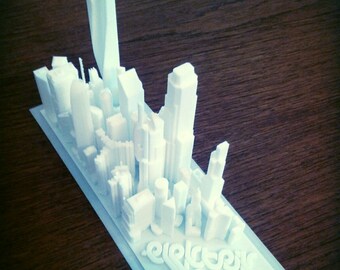 3D Printed City Model