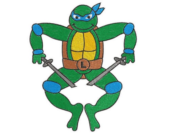 Ninja Turtles Machine Embroidery Design Sb976