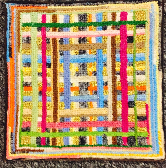 Items similar to Modern Needlepoint Art on Etsy