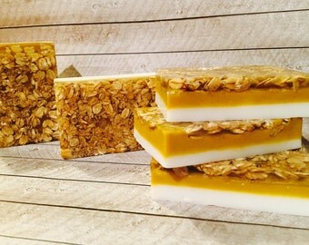Organic Pumpkin Tiramisu and Oats Soap