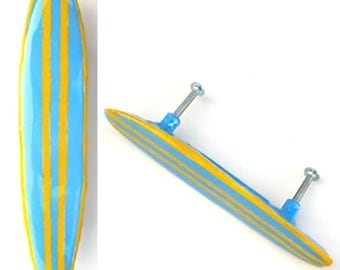 Items similar to knobs SURFBOARD Cabinet Drawer Pulls Long Board Surf ...