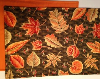 Beautiful Autumn Leaves Placemats in sets of 4, 6 or 8