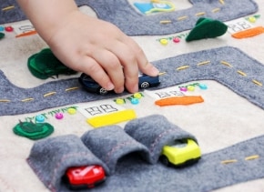 Car Track Quiet Time Mat