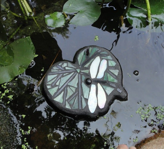 Lily Pad Floating Glass Art Sculpture for Water Gardens