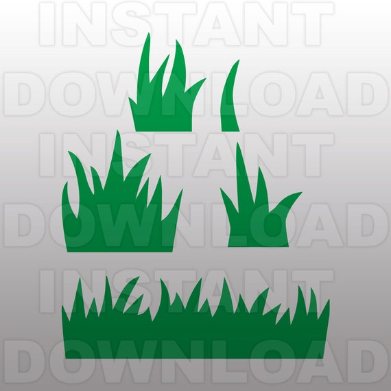 Grasses Svg Filegrass Svg File Cutting Template Vector Clip