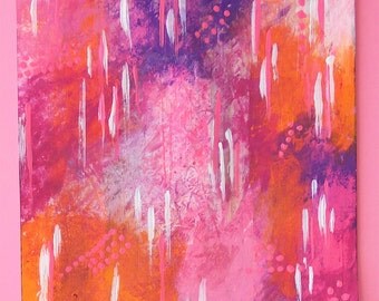 Pink rush 3 - abstract - originale - abstract paint
