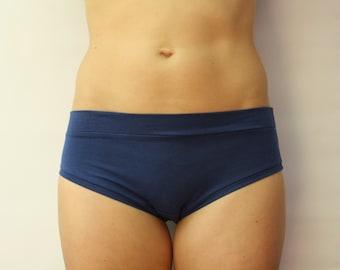 set of three bamboo jersey panties / bamboo underwear / made to order / by replicca / size S to XL / your choice of colour