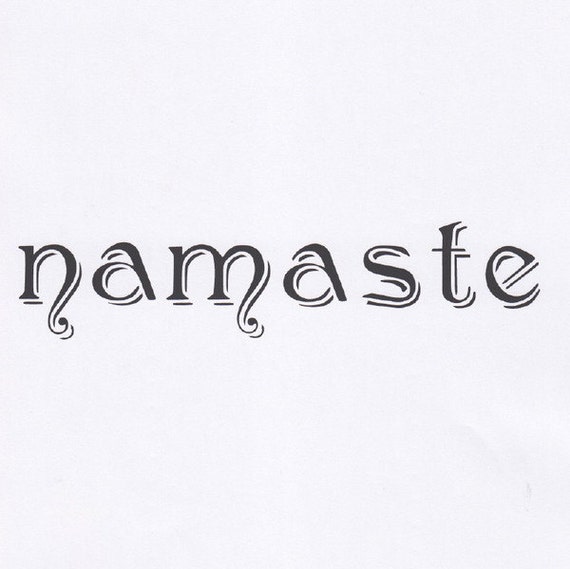 items similar to namaste word stencil namaste stencil yoga stencil