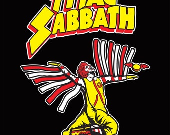 mac sabbath t shirt