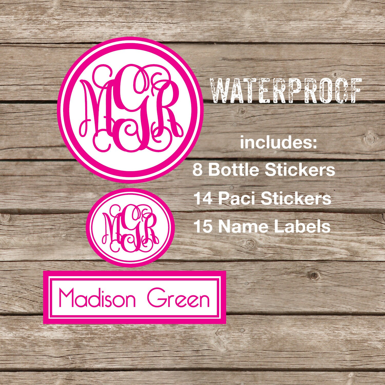 Personalized stickers notecards and paper by sweetgrassprints