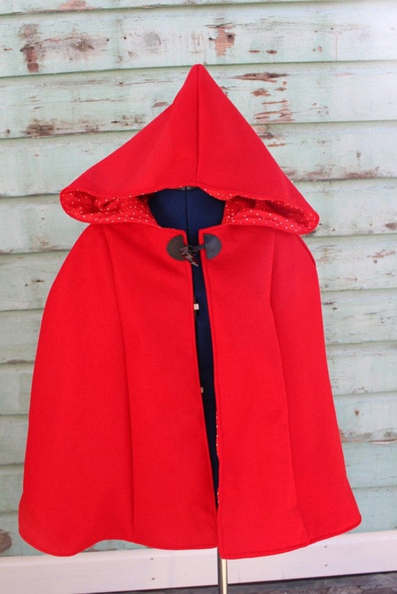 Little Red Riding Hood Cape by Carrottopdesigns on Etsy