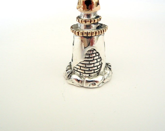 Two-tone Lighthouse Pendant