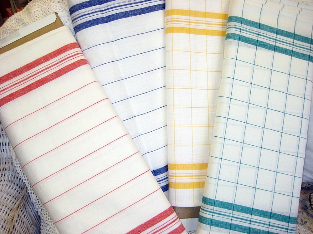 NEW Linen Toweling Fabric By The Yard Make Your Own Towels And