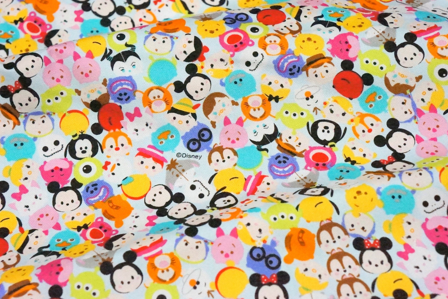 Disney licensed fabric Disney Character Disney tsum tsum
