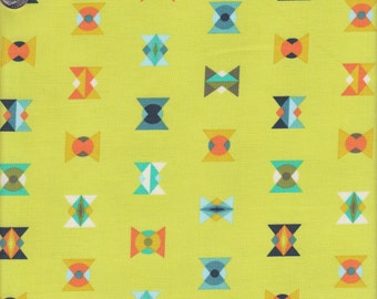 Free Spirit Fabrics Tula Pink Acacia Arrowheads in Lime - Half Yard