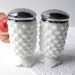 Reserved for Denise Vintage Fenton Milk Glass Hobnail Salt and Pepper Shakers