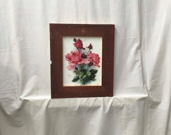 SHABBY ARCHITECTURAL Chic Salvaged Recycled Barn Wood Photo Picture Frame 8x10 375-16
