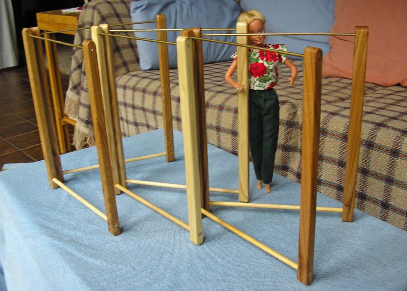 Barbie Folding Clothes Rack/Display Rack