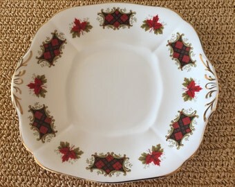Royal Adderley Maple Leaf Plate