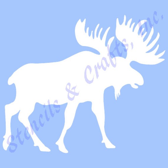 MOOSE STENCIL NORTHWOODS stencils pattern template templates