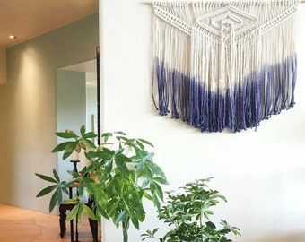 Large macramé wall hanging, "Hana".