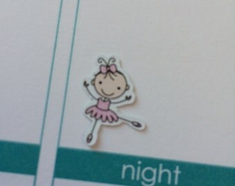 Planner Stickers 32 Ballerina Stickers Plum Paper