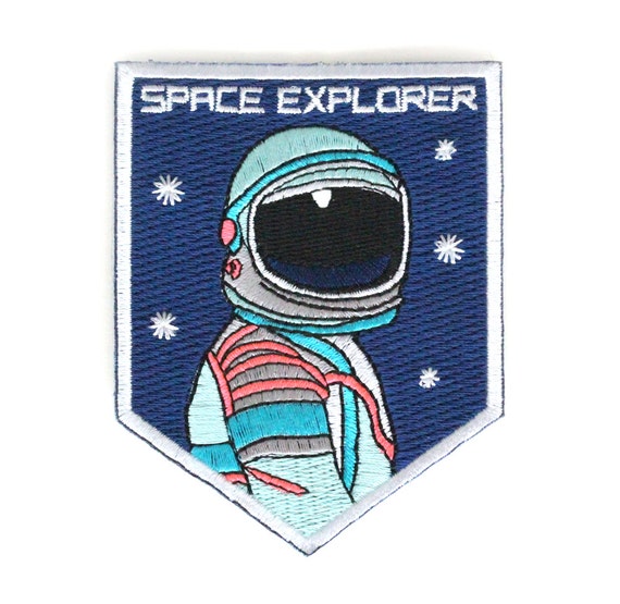 Space Explorer Iron on Patch