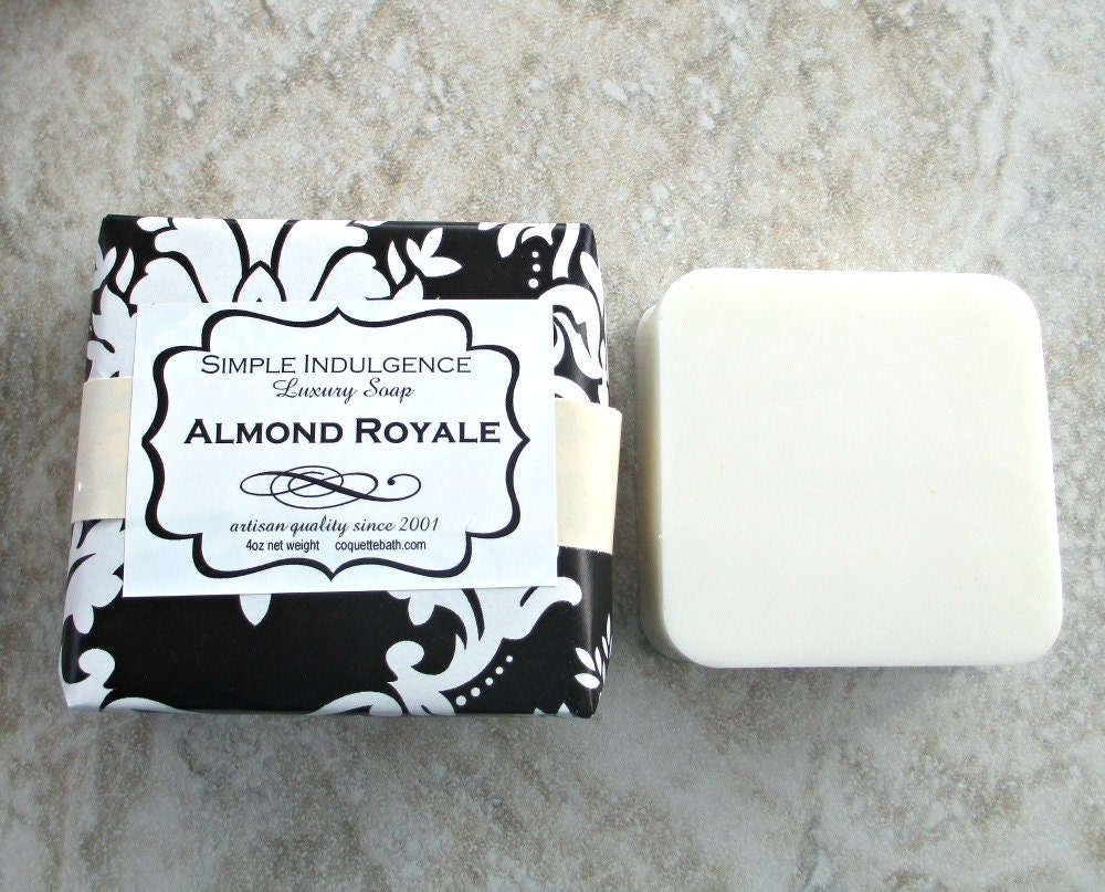 Almond Royale Scented Soap top seller shea butter soap
