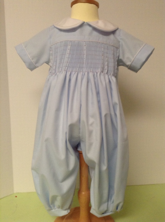 Ready To Smock Long Leg Baby Romper for Boysor Girls Made to