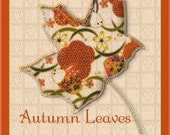 ACEO Orig  Digital Painting Autumn Leaves Quilt