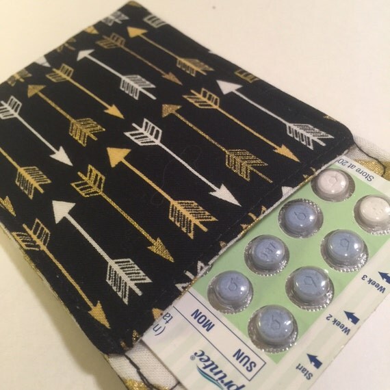 Birth Control Pill Sleeve Arrows your pills are here Pill
