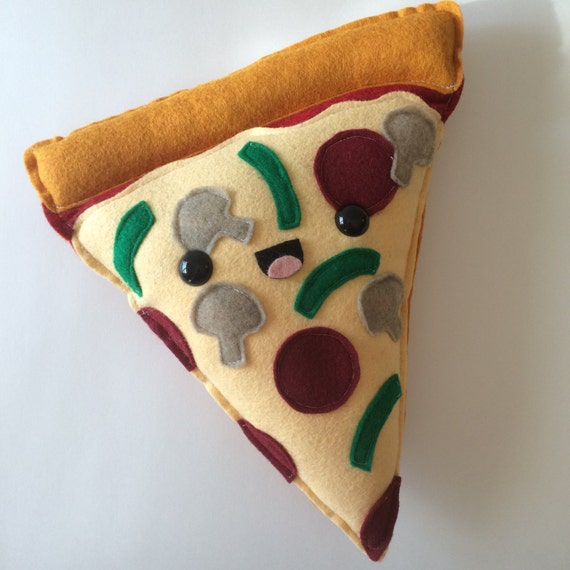 plush pizza slice