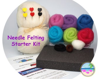 Dream Felt's Beginner Needle Felting Kit - Great Starter Kit!