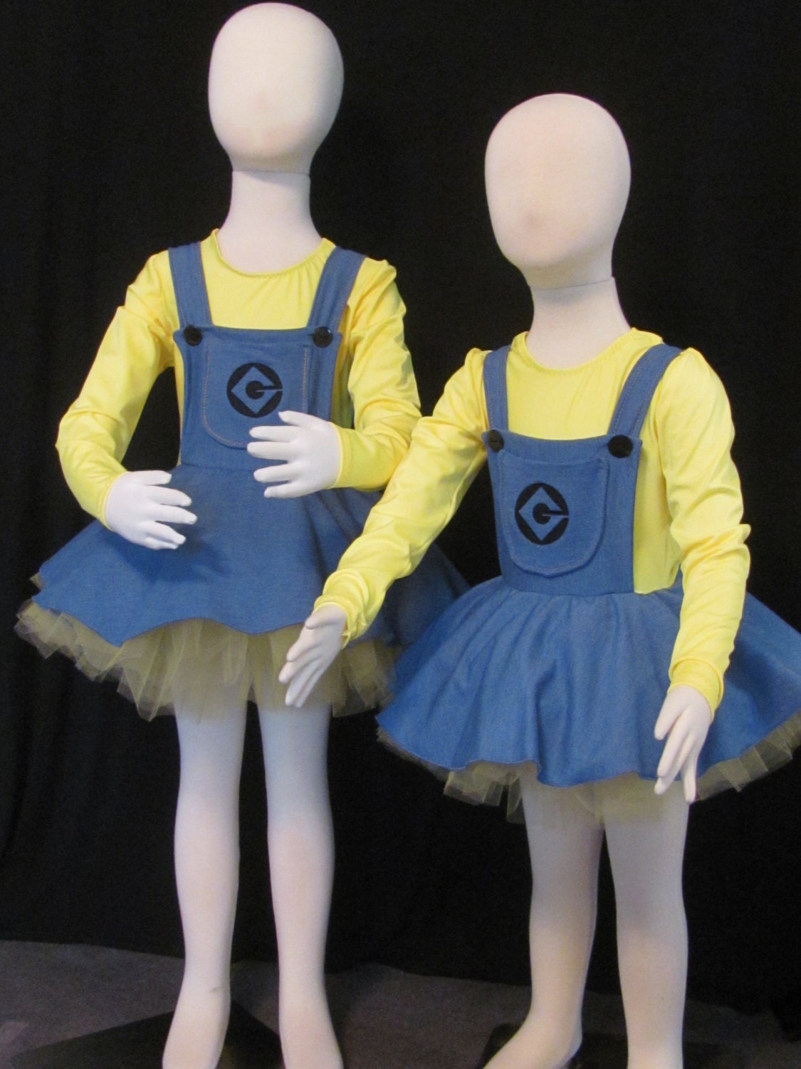 Costume Minion Dancewear girls CUSTOM MADE